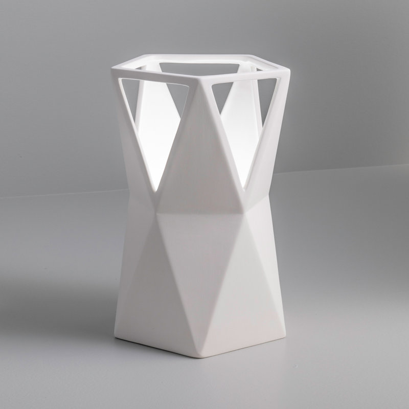 Odegaard Ceramic Novelty Lamp, Bisque