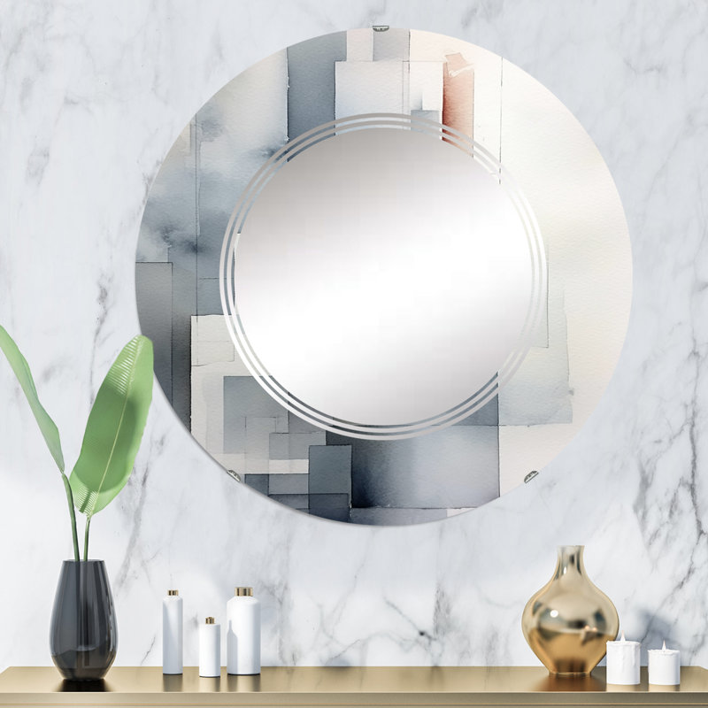 Miroir mural Zhejno, 32 po x 32 po