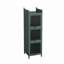 Armoire à porte en verre à trois niveaux 47,24 po Jussiah-430876033