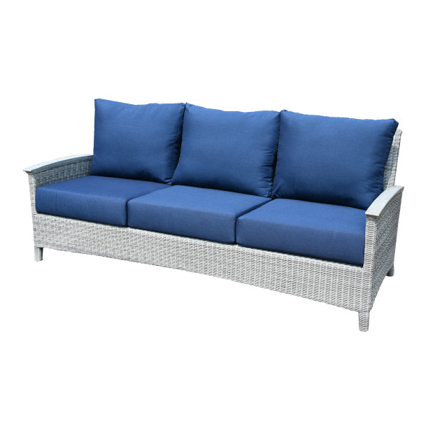 Bella Outdoor 5 - Piece Teak Conversation Set, Navy