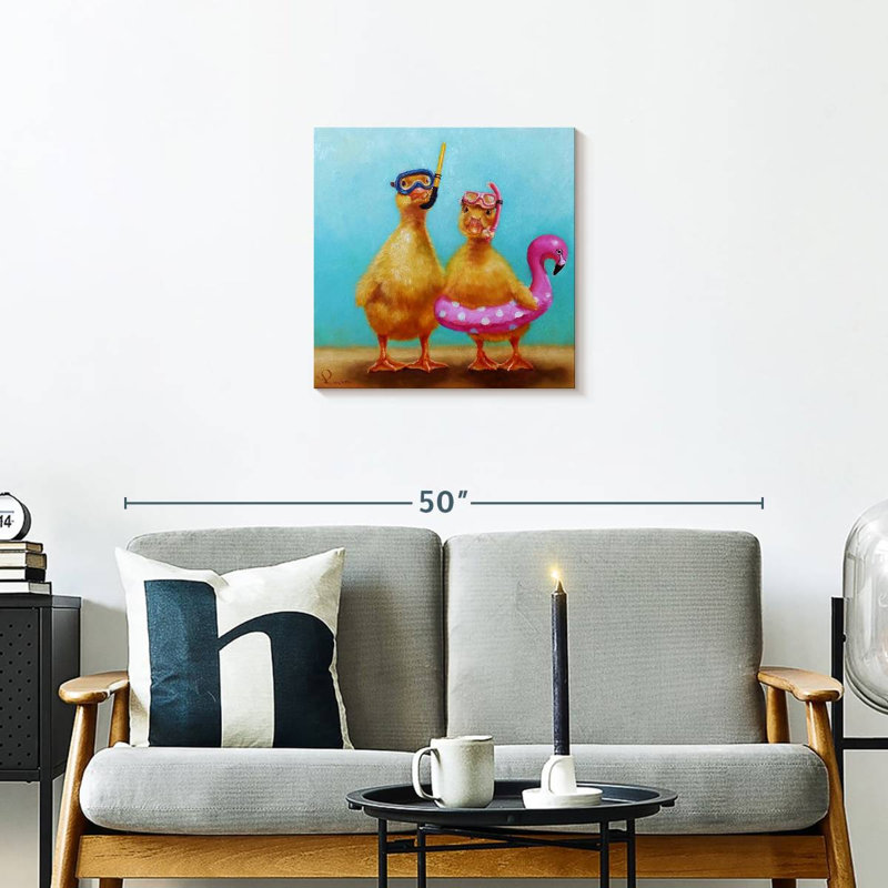 Crowle Pool Party, 20" H x 20" W