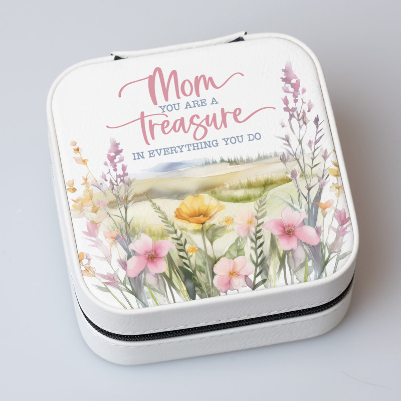 Boîte à bijoux + fermeture à glissière