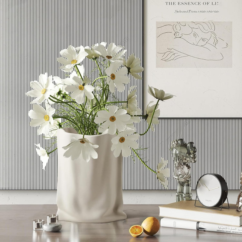 Vase de table en céramique / porcelaine Nissma