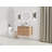 Wall-Mounted Bathroom Vanity With Ceramic Art Sink-1899713518