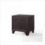 Table de chevet 2 tiroirs Madison Espresso - Sans assemblage