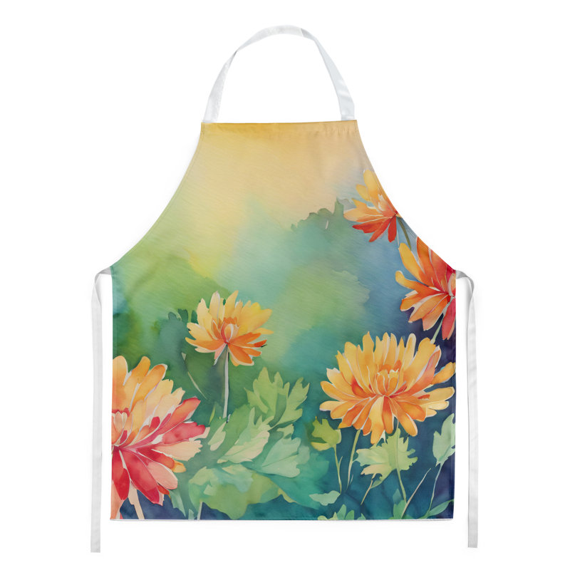 Floral Bib Apron