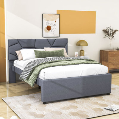 Dildy Upholstered Platform Bed with Trundle and Headboard -  Brayden Studio®, 9EB6295C19E54B4BB45AD17823BBC9D8