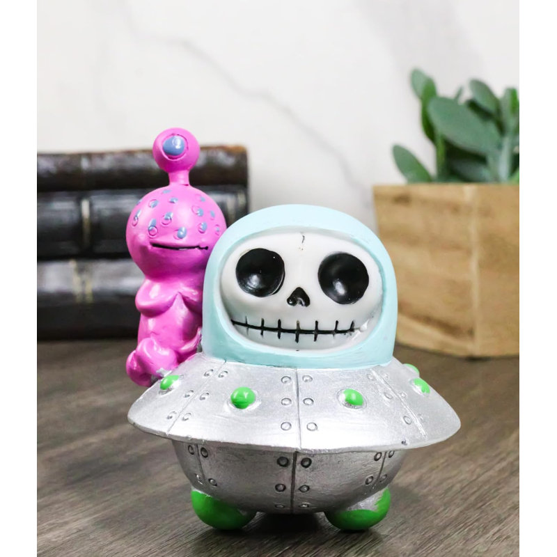 Figurine Furrybones UFO ET Alien