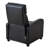 Black Faux Leather Recliner Chair