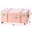 Texture Brand Designer Trunk with Wheels - Faux Leather-1007580415