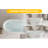 Freestanding Acrylic Bathtub, 59 Inches, Oval Shape, Gloss White Finish, Center Drain, Contemporary Style, Double - Wall Insulation, Effortless Installation, Modern Design, Exquisite Craftsmanship,