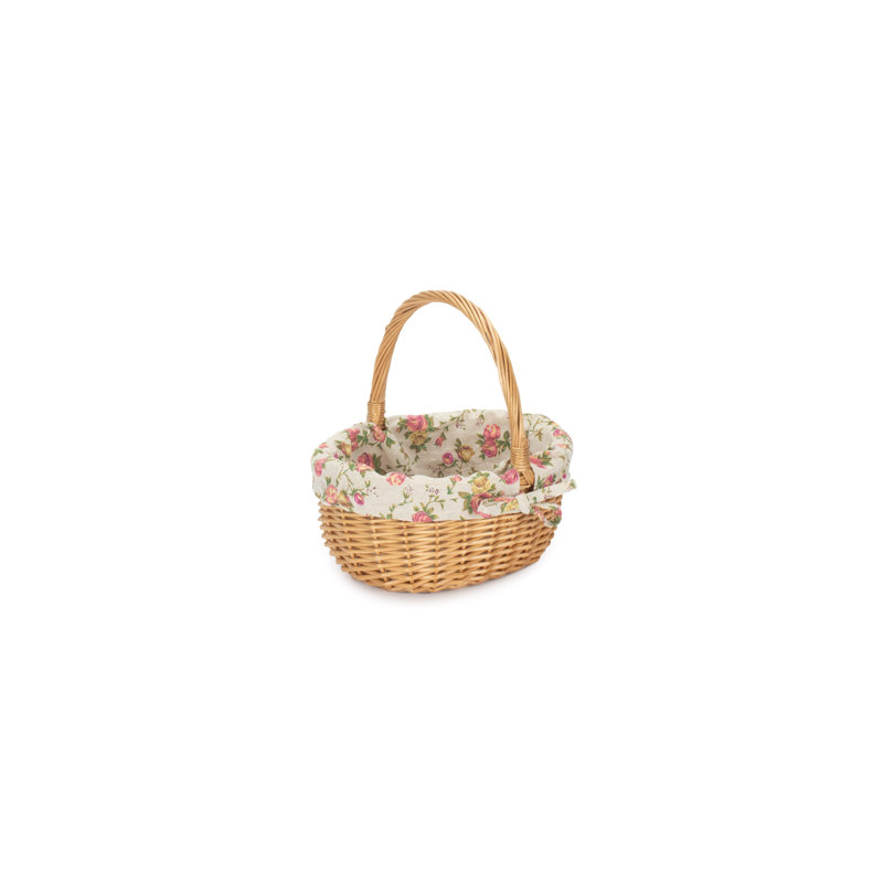Brambly Cottage Wicker Gift Basket Shopper with Lining