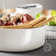 Over&Back Stackable Semi Hand-Finished Stoneware Serving Bowl