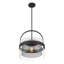 Luminaire suspendu / semi-encastré convertible 1 lumière Ravik 15,5 po-124505427