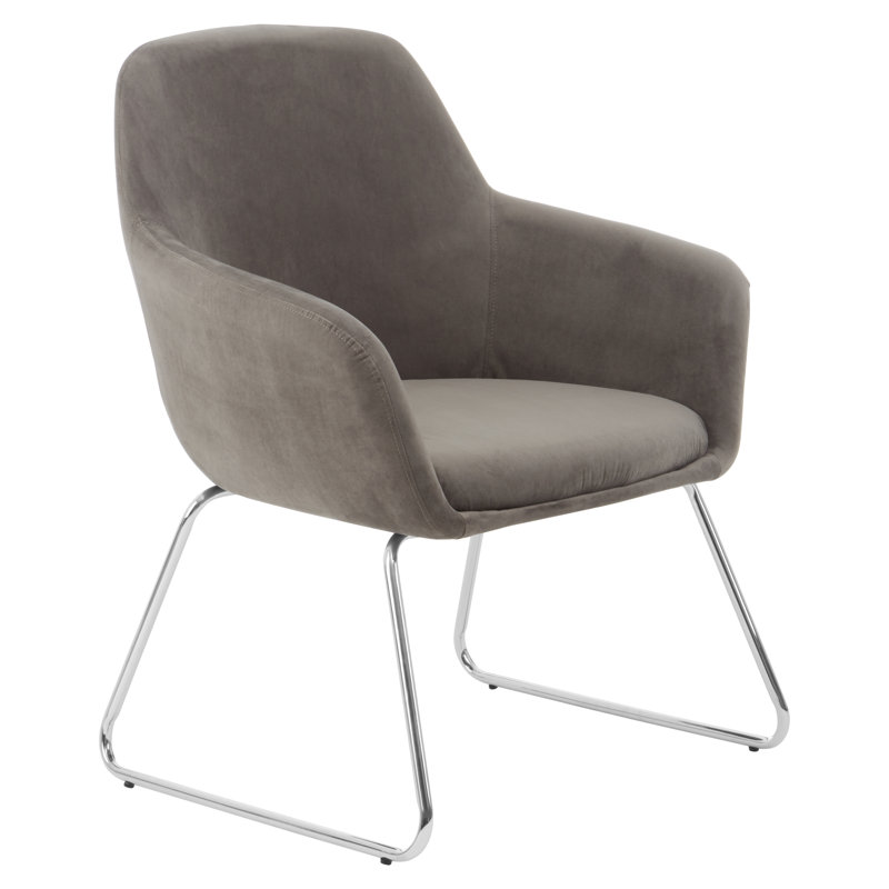 Dileo Upholstered Armchair, Grey