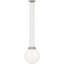 Cavill 12" Pendant with White Glass-232875793