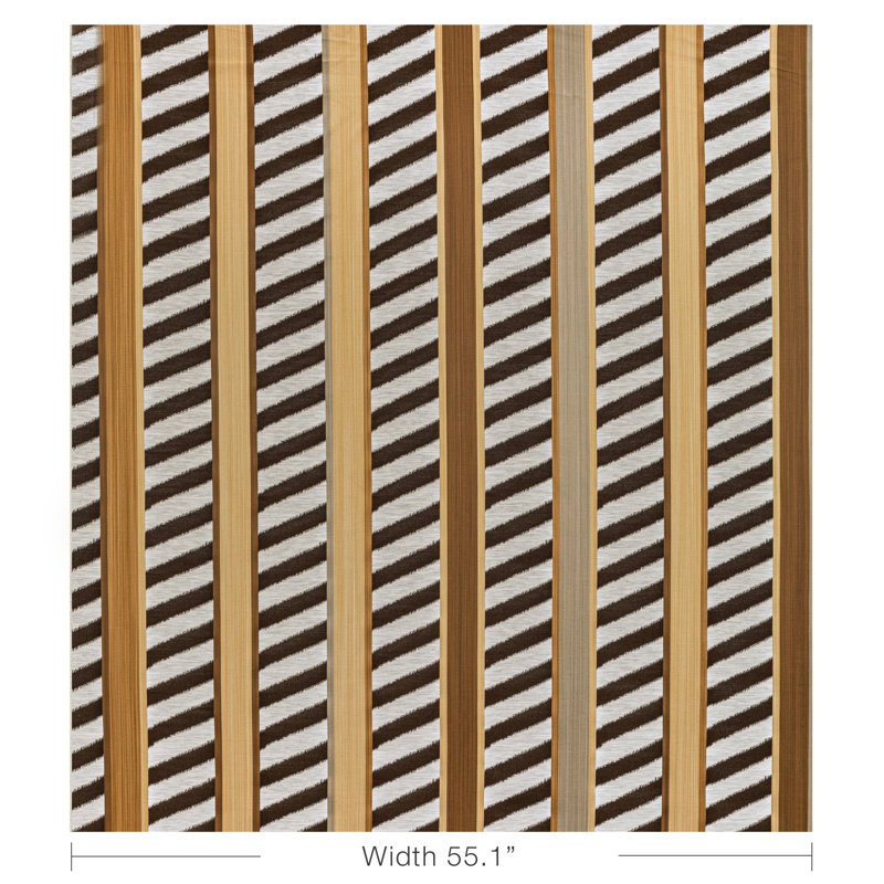 Majorelle Mnemba Woven Fabric, Ebony