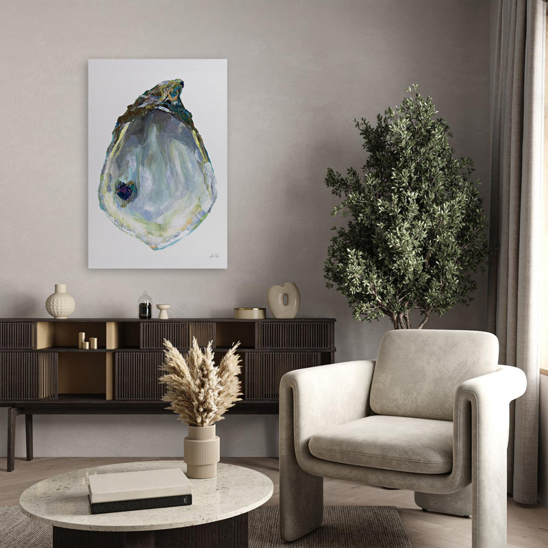 Perle côtière bleu gris côte côtière, H 36 po x l 24 po