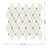 Thassos White Marble With Gold Mini Circle Mosaic Wall Tile