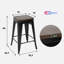 Tabouret de comptoir 24 po Malakoff-1604835050