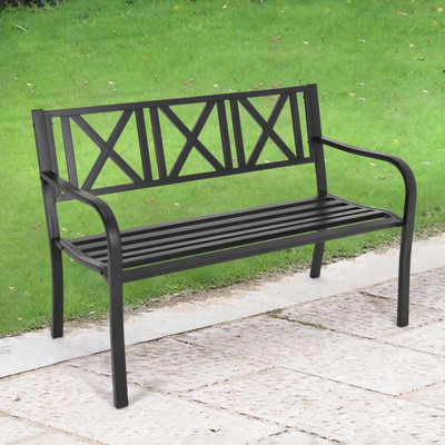 Aydin Metal Outdoor Bench