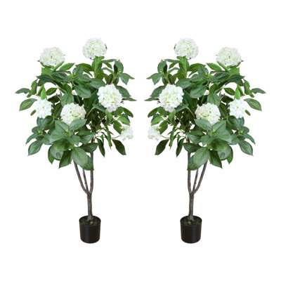 Danao City 59" Hydrangea Tree with Base