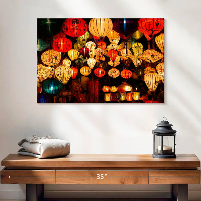 Nicci Asian Lantern Festival, 24" H x 36" W
