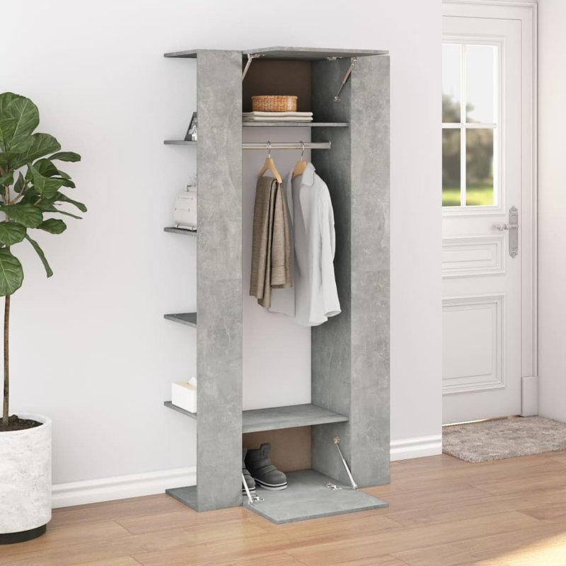 Lento 97.5cm Clothes Storage System, Grey
