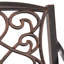 Tabouret de bar de patio 28,25" avec coussin Pinheiro-370050850