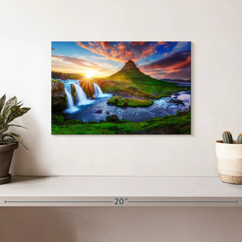 Paysage Alvord Kirkjufellsfoss, H 8 po x l 12 po