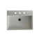WS Bath Collections Unlimited 17.7'' Ceramic Rectangular Bathroom Sink with Overflow