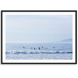 Surf Blues Print by Carly Tabak