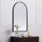 Sabine Metal Arch Wall Mirror-272105429-272105436