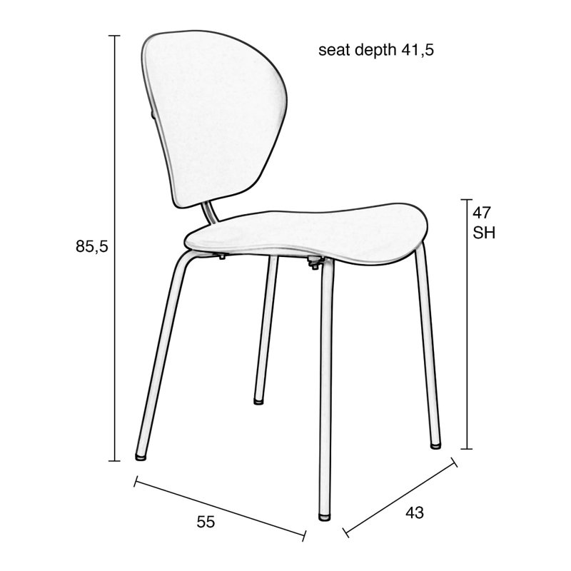 Weakley Outdoor Dining Side Chair, Blue