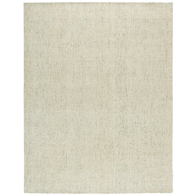 Hand Tufted Abstract Solid Wool/Cotton Rug