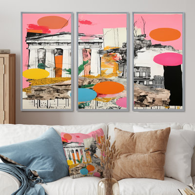 Dafonte - ensemble d'art mural paysage abstrait