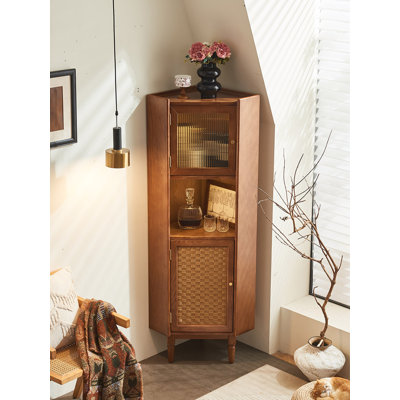 Armoire de coin Mid-Century