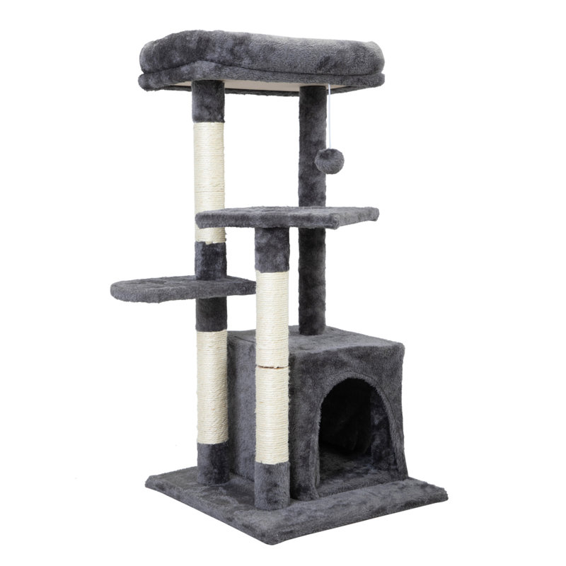 Arbre à chat Williamstown H 33,1 po, Gris foncé