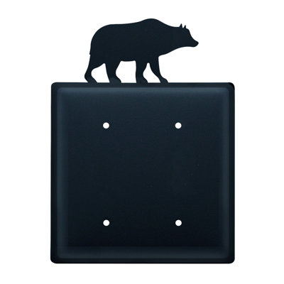 Bear 2-Gang Blank Wall Plate