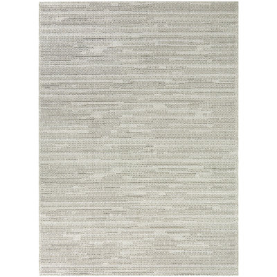 Tapis intérieur / extérieur crème / gris Barnard