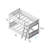 Ancelin Twin Over Twin Solid Wood Low Bunk Bed with Guard Rails-661475228