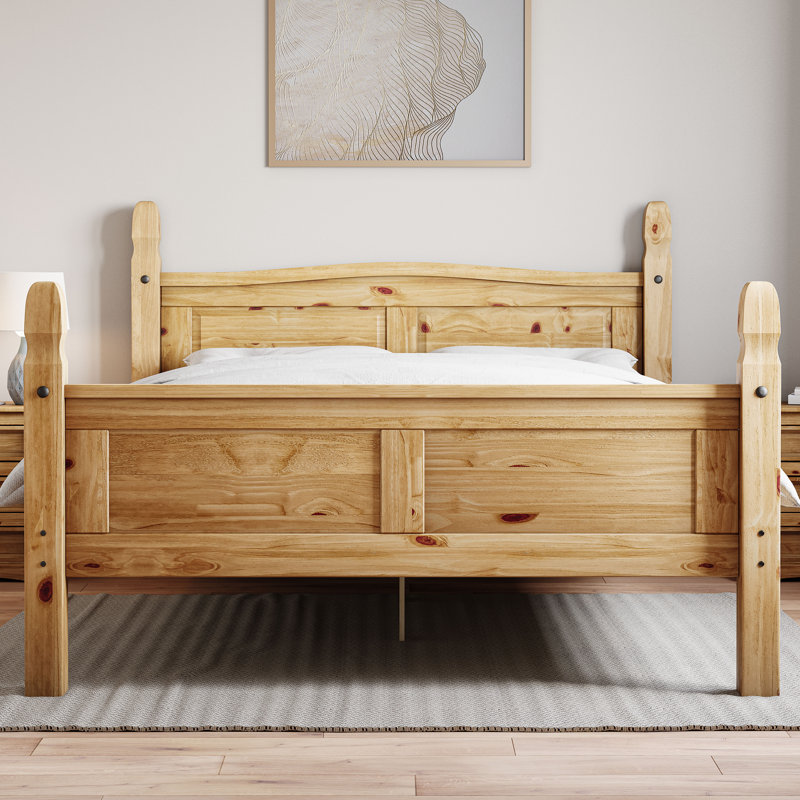 Dodson Solid Wood Bed, Double (4'6)