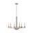 Dedham 6 - Light Steel Dimmable Chandelier-22375502