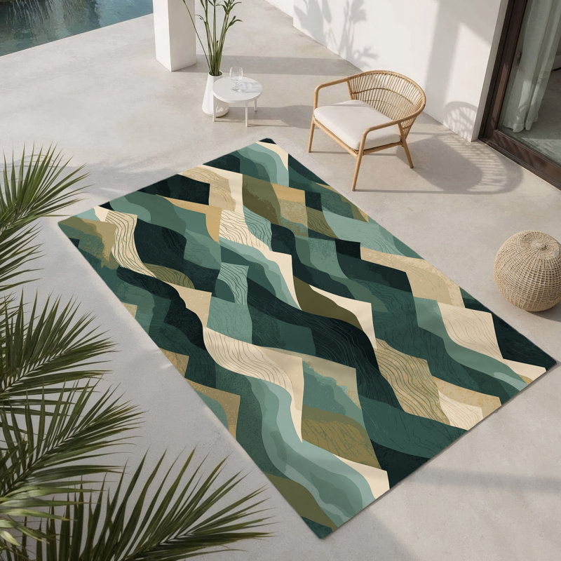 Tapis intérieur et extérieur Crescent, Rectangle 4pi x 6 pi