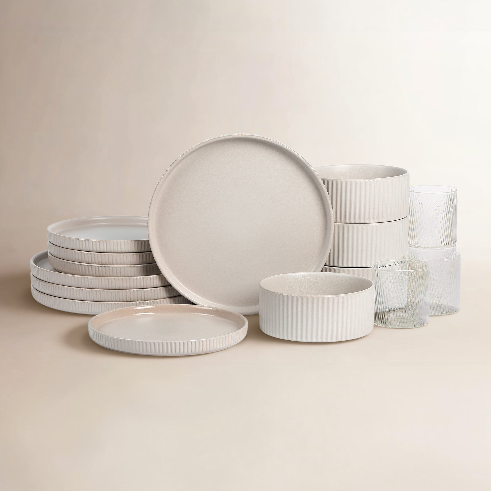 Haven Dinnerware Set, Pink