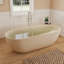 Baignoire profonde autoportante à surface solide 69 po Fslefay-125549914