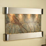 Sunrise Springs Acrylic Weather Resistant Wall Base Fountain with Light