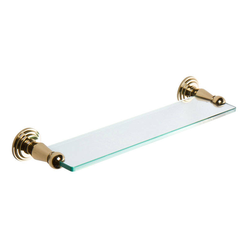 Chelsea Shelf, Polished Chrome, 2.6" H x 18" W x 4.9" D