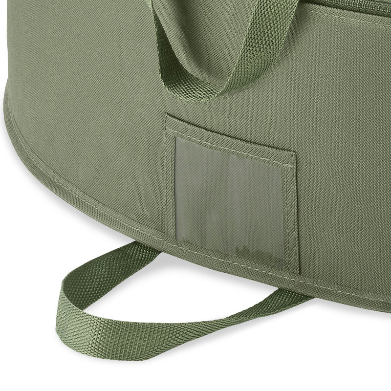 Sac à couronne 30 po Whitmor avec étiquette d'identification - vert