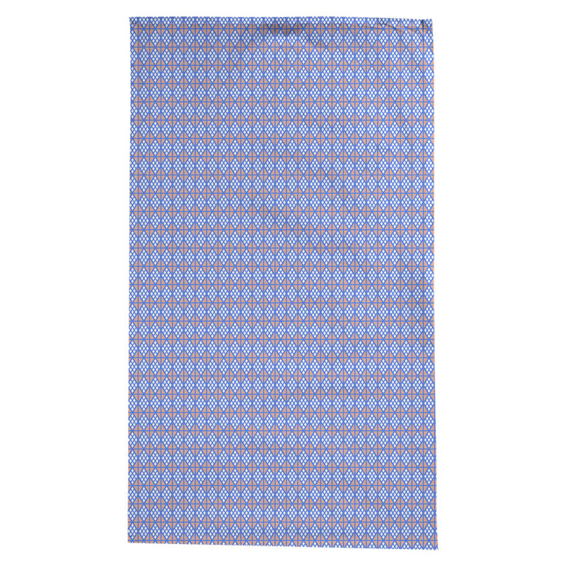 Leffel Diamonds Tablecloth, Blue/Orange
